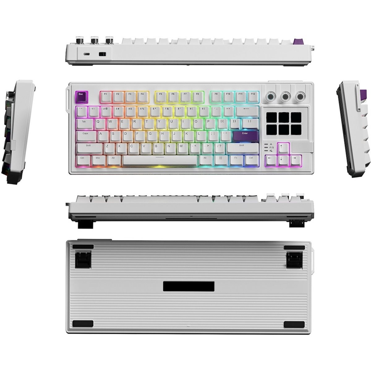 Gaming Keyboard Ergonomics - Aktualisierung. K1 PRO Visuelle Mechanische Tastatur
