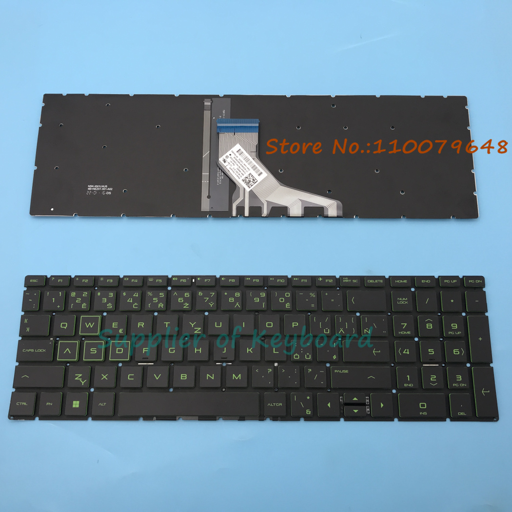 Gaming Keyboard Hp - Englische/Russische/UK/Spanische/Tschechische Tastatur für HP Pavilion Gaming