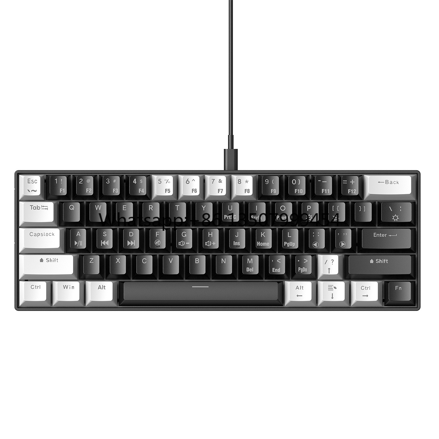 Gaming Keyboard Best - Meistverkaufte 60-Prozent-Gaming-Mechanische Tastatur mit Hintergrundbeleuchtung und