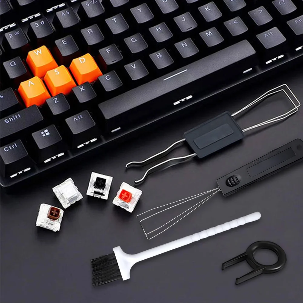 Keycap Puller Ring - 4-teiliges Werkzeugset zum Entfernen von Tastenkappen