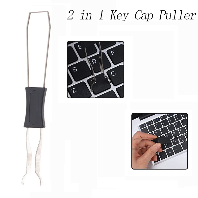 Keycap Puller Ring - 2-in-1-Mehrzweck-Tastenkappen-Abzieher für mechanische Tastatur, universeller Tastenkappen-Wellenentferner,