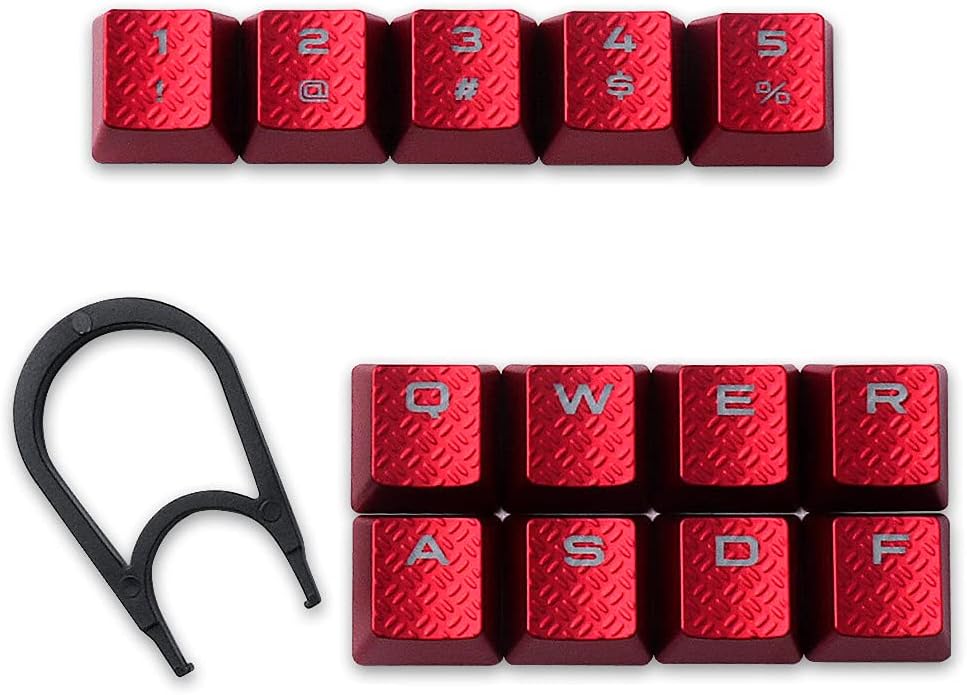 Gaming Keyboard Corsair - FPS-Tastenkappen mit Hintergrundbeleuchtung, Ersatz für Corsair