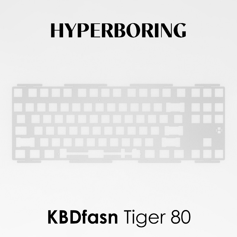 Gaming Keyboard Ergonomics - HYPERBORING Tiger80 Tastatur-Positionierungsplatte Anpassung PC PP