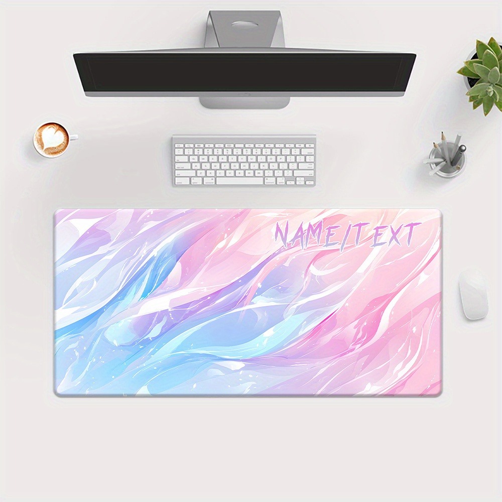 Gaming Keyboard Name - 1 Stück Personalisierte XXL Schreibtischunterlage mit