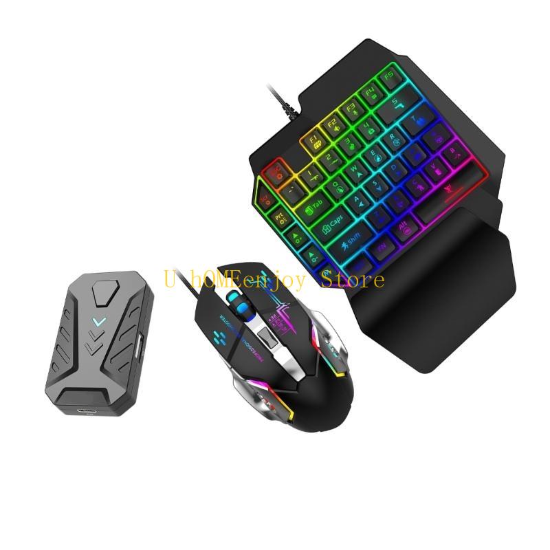 Gaming Keyboard And Mouse Converter For Mobile - B0KF Gaming-Tastatur- und Mauskonverter, Tastatur- und