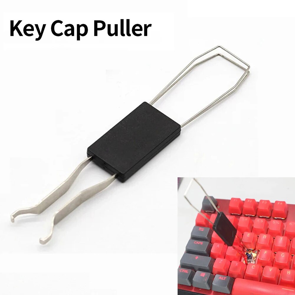 Keycap Puller Ring - 2-in-1-Mehrzweck-Tastenkappen-Abzieher für mechanische Tastatur, universeller Tastenkappen-Wellenentferner,
