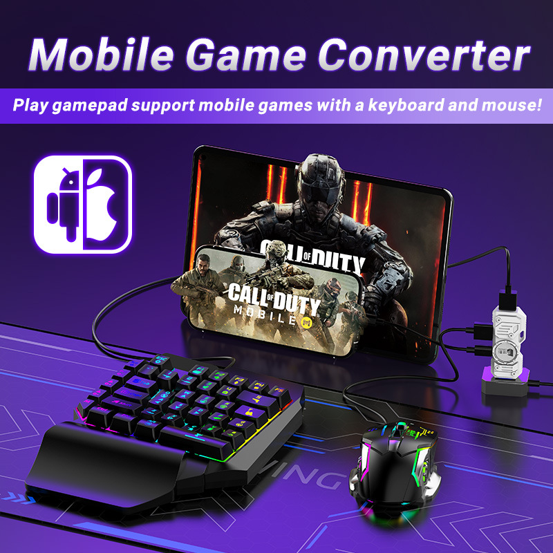 Gaming Keyboard And Mouse Converter For Mobile - Mobile Spiele Konverter Kit Mobilador Gamer