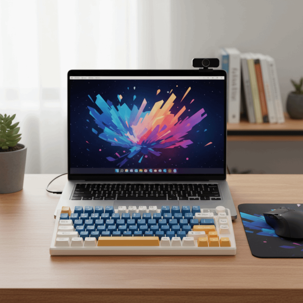 Gaming Keyboard That Is Quiet - Kabelgebundene Gaming-Tastatur mit 75 Tasten, Ultra-Leise