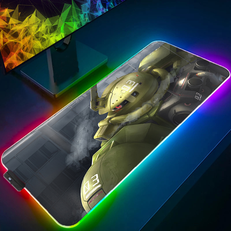 Gaming Keyboard And Mouse Mobile - RGB-Mauspad für Gamer, Dekoration, Mobile Suit