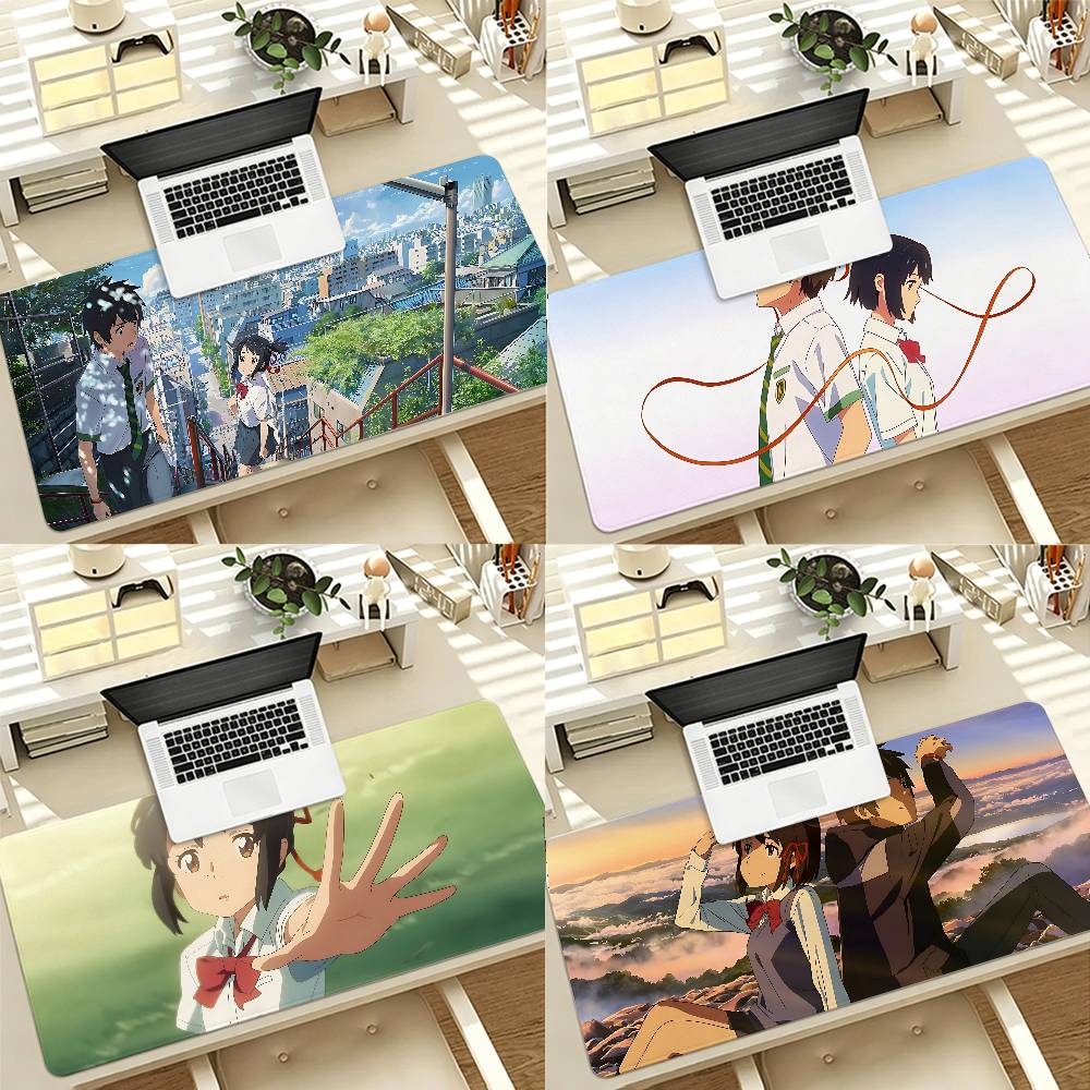 Gaming Keyboard Name - Anime Y-Your N-name Gaming-Mauspad, rutschfest, mit