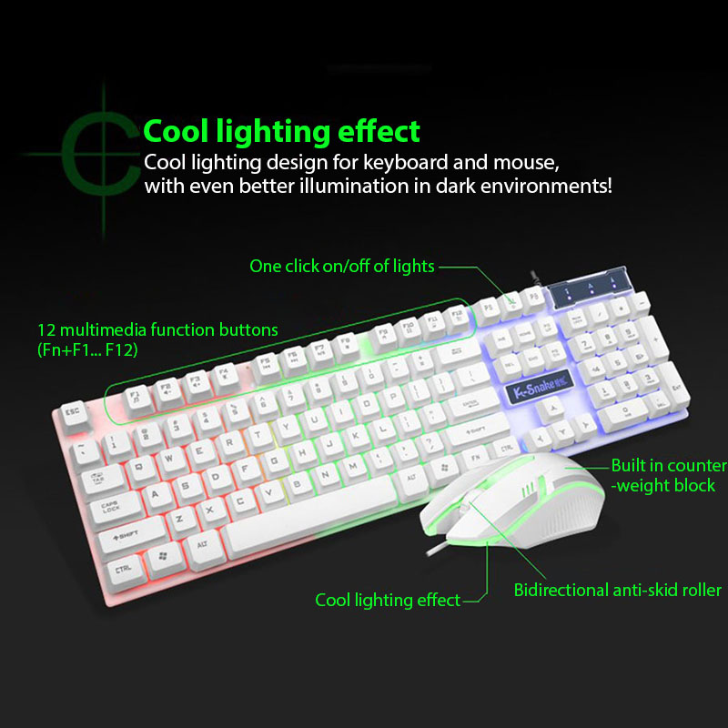 KM320 Tastatur- und Maus-Set,  – Gaming Keyboard Mouse Set Bewertung und Preis
