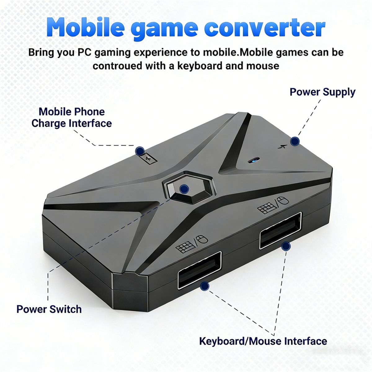 ABGN Mobile Games Konverter-Ki – Gaming Keyboard And Mouse Converter For Mobile Bewertung und Preis