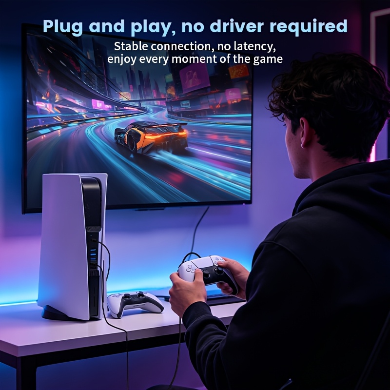 5-in-1 USB-Hub für PS5-Konsole – Gaming Keyboard Splitter Bewertung und Preis
