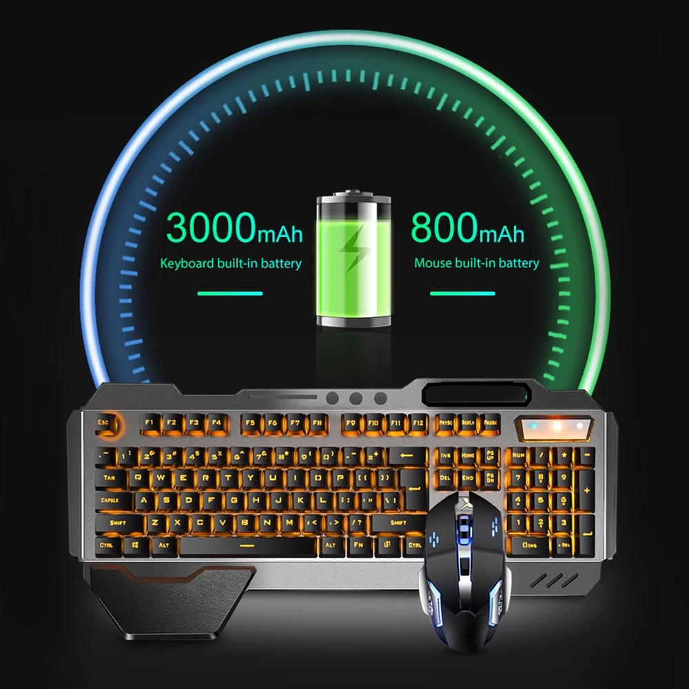 K680 wiederauf ladbare 2,4g dr – Gaming Keyboard Mouse Wireless Bewertung und Preis