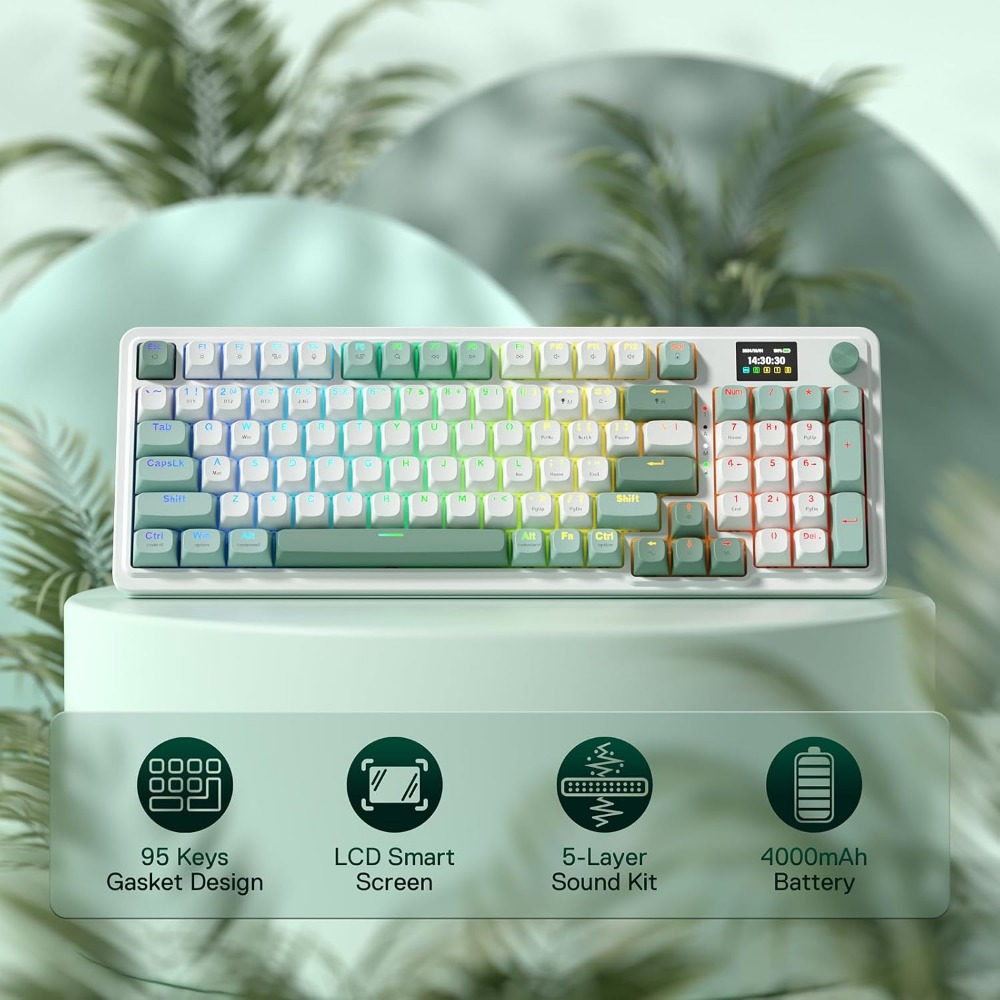 95-Tasten Kabellose Gaming-Tas – Gaming Keyboard No Noise Bewertung und Preis