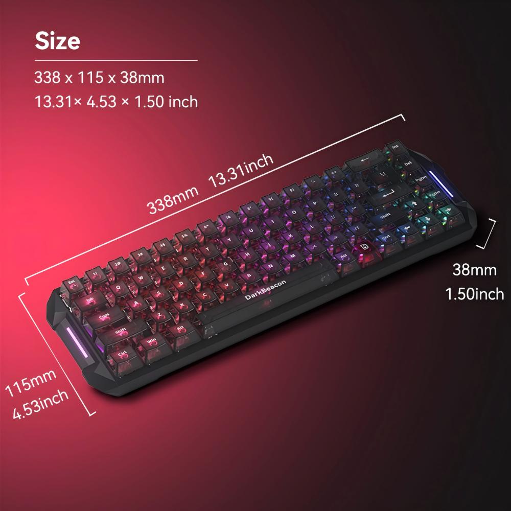 DarkBeacon Blade 68 Kabelgebun – Gaming Keyboard That Is Quiet Bewertung und Preis