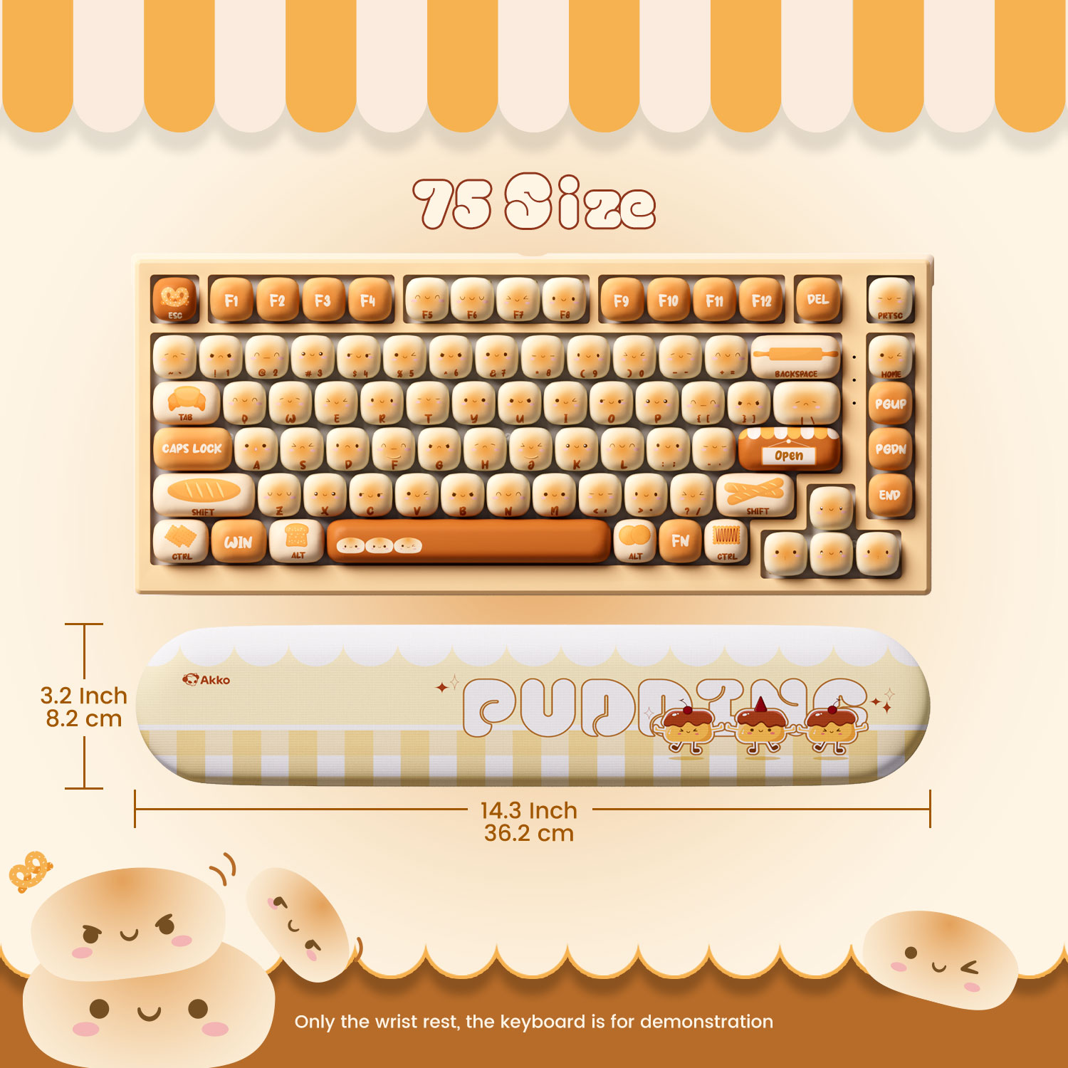 Akko Pudding Buns Tastatur-Han – Gaming Keyboard Ergonomics Bewertung und Preis