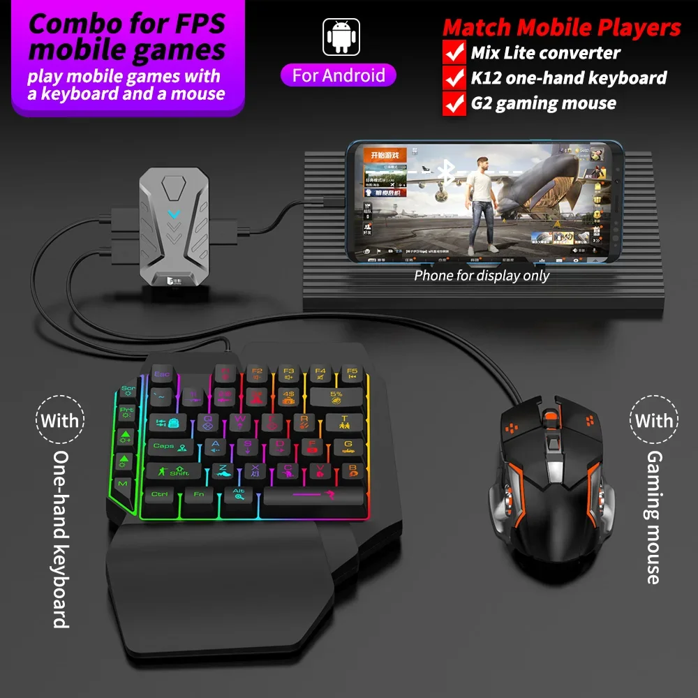 Auf Lager: Mixlite Gamepad für – Gaming Keyboard And Mouse Converter For Mobile Bewertung und Preis