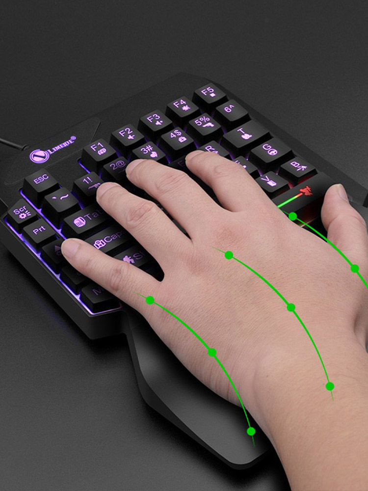 Mechanische, einhändige, kabel – Gaming Keyboard Half Bewertung und Preis