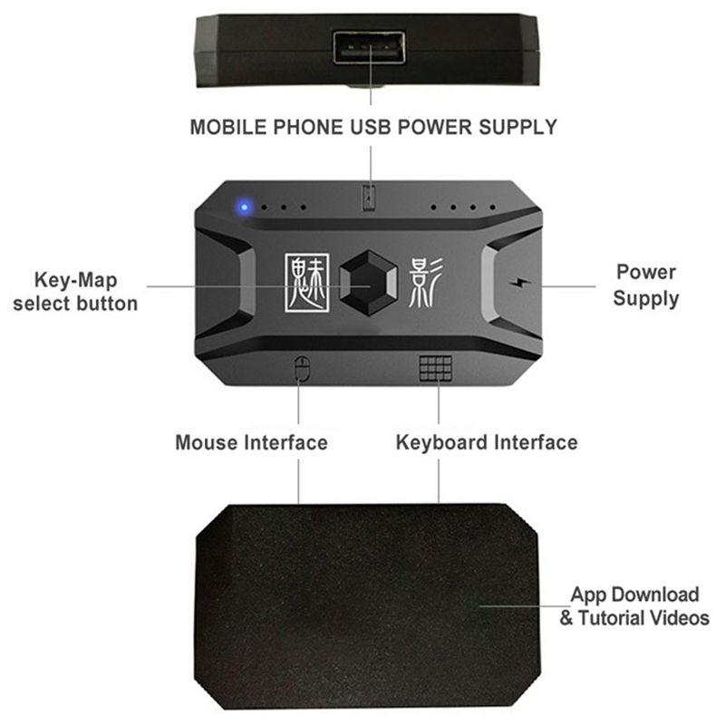 Classic-5X Plug-and-Play-Gamep – Gaming Keyboard And Mouse Converter For Mobile Bewertung und Preis