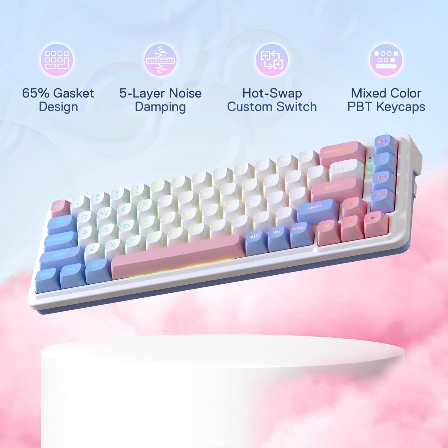 Redragon k709 pro 65% kabellos – Gaming Keyboard No Noise Bewertung und Preis