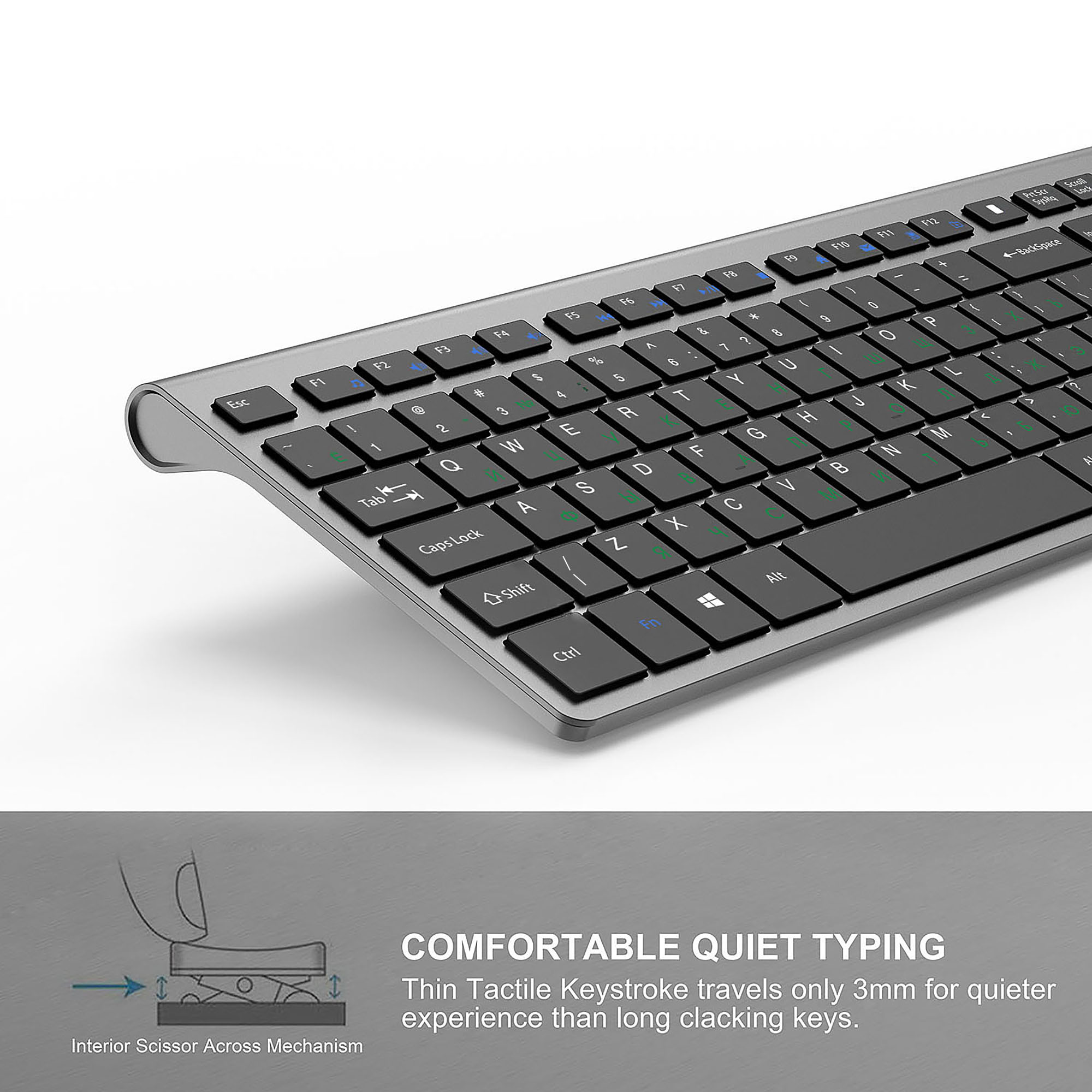 2,4G Wiederaufladbare Drahtlos – Gaming Keyboard Mouse Wireless Bewertung und Preis
