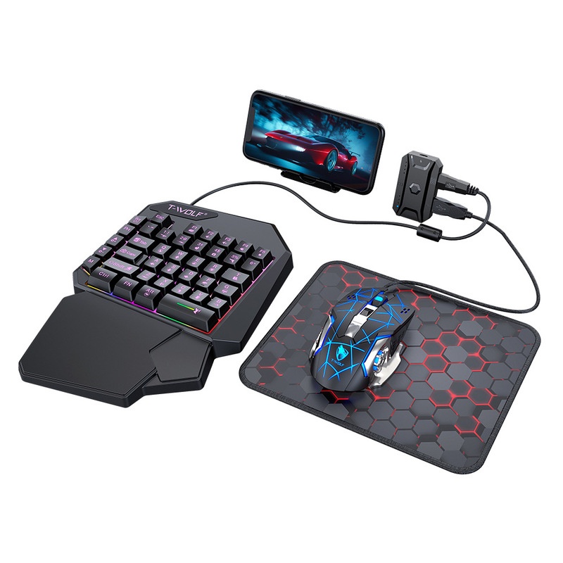 T-Wolf Tf950 5-in-1 Einhand-Ga – Gaming Keyboard Half Bewertung und Preis