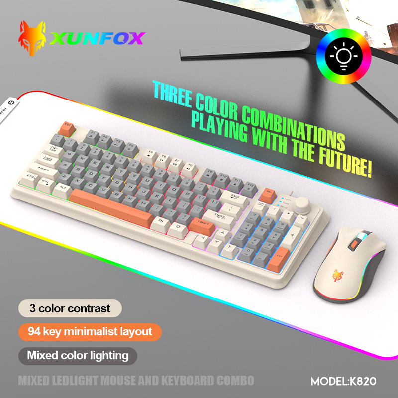 K820 USB Wired Spiel Tastatur  – Gaming Keyboard Mouse Set Bewertung und Preis