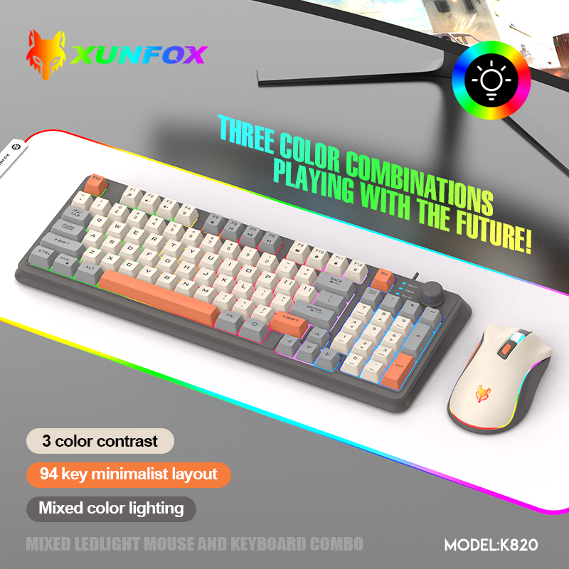 K820 USB Wired Spiel Tastatur  – Gaming Keyboard Mouse Set Bewertung und Preis
