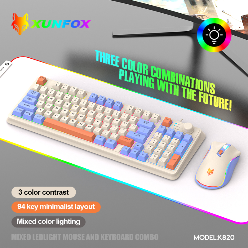 K820 USB Wired Spiel Tastatur  – Gaming Keyboard Mouse Set Bewertung und Preis