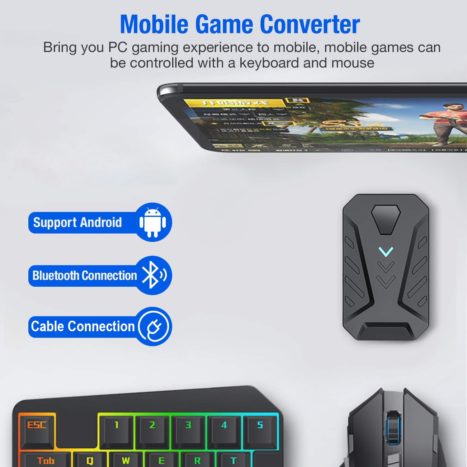 Handy-Spiele-Konverter, Gaming – Gaming Keyboard And Mouse Converter For Mobile Bewertung und Preis