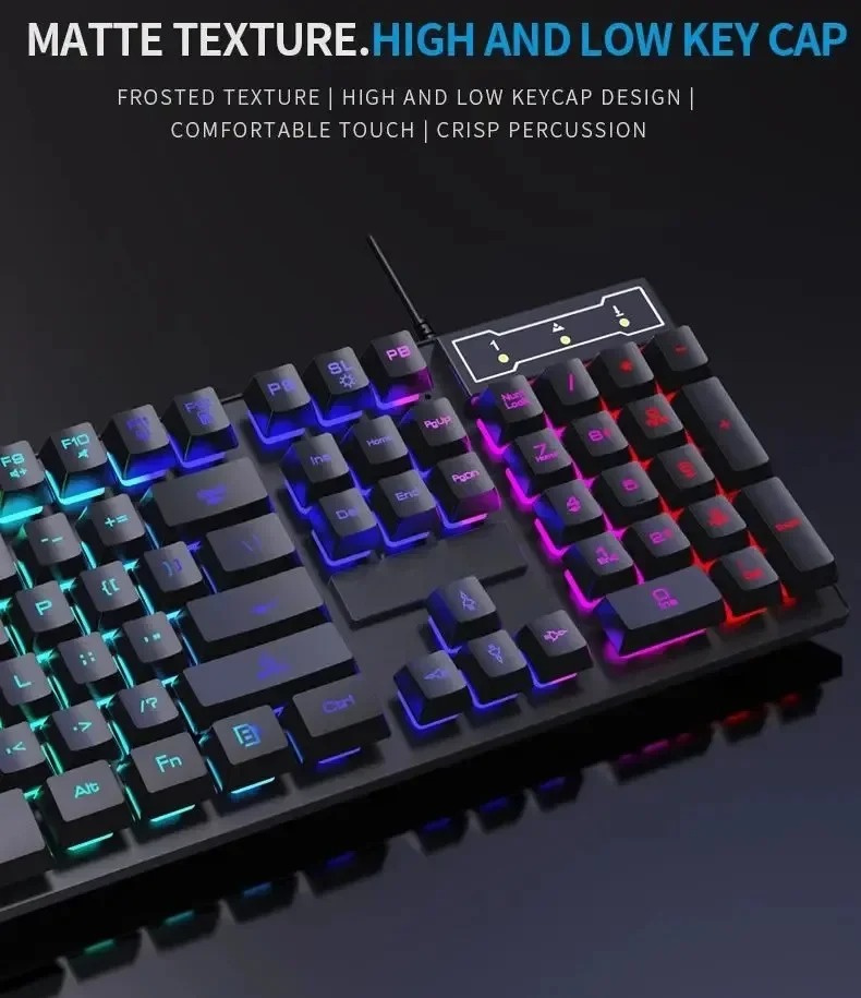 Kebidumei 104-Tasten-Hintergru – Gaming Keyboard Half Bewertung und Preis