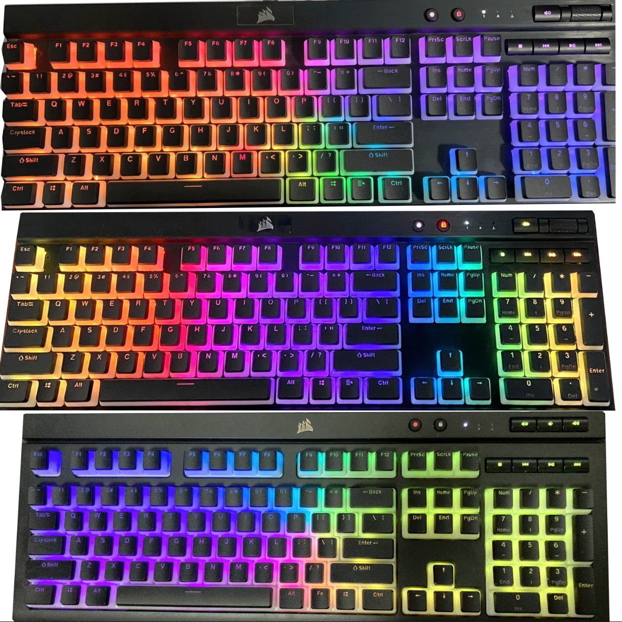 Durchscheinende Corsair Puddin – Gaming Keyboard Corsair Bewertung und Preis