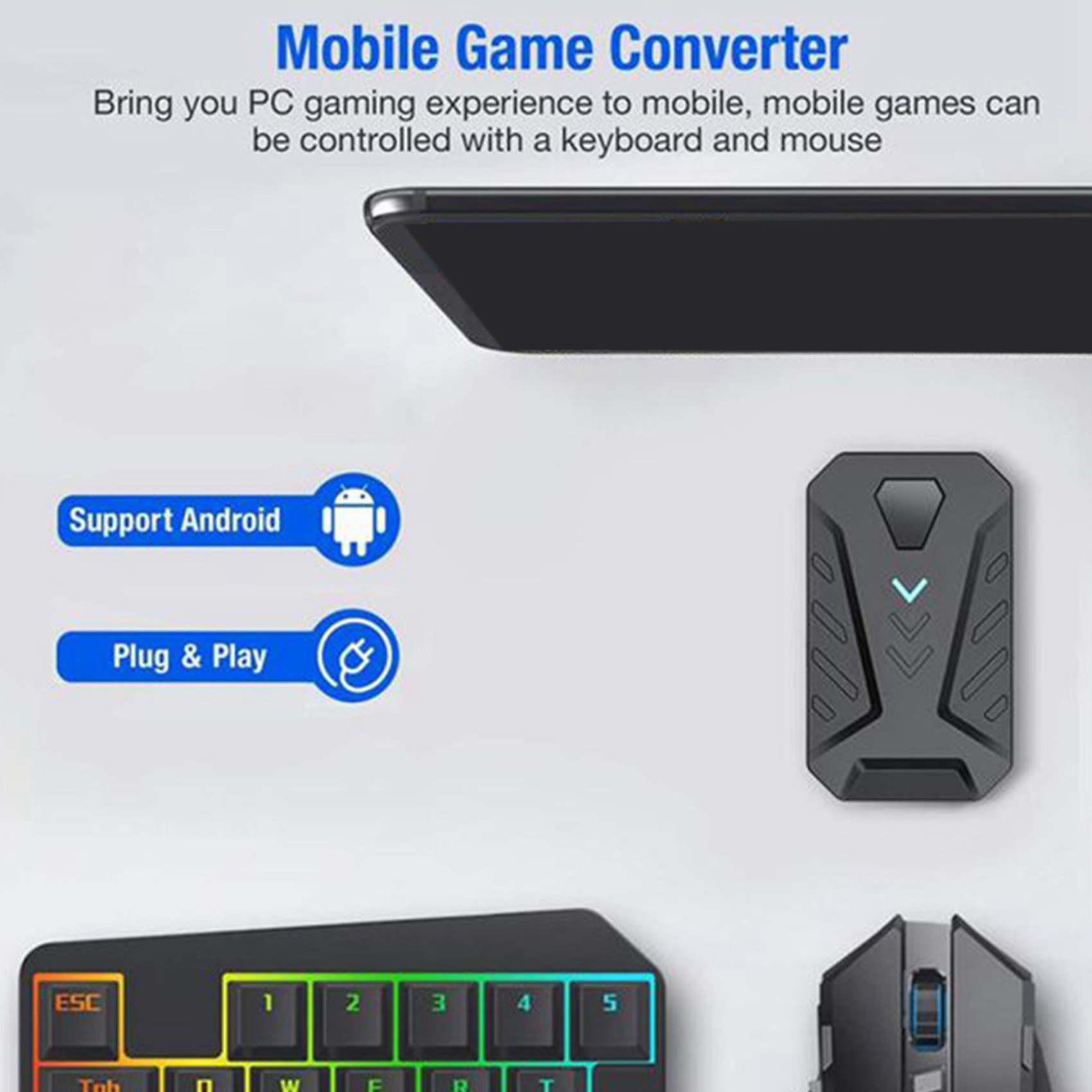 -A94Z Tragbarer mobiler Gaming – Gaming Keyboard And Mouse Converter For Mobile Bewertung und Preis