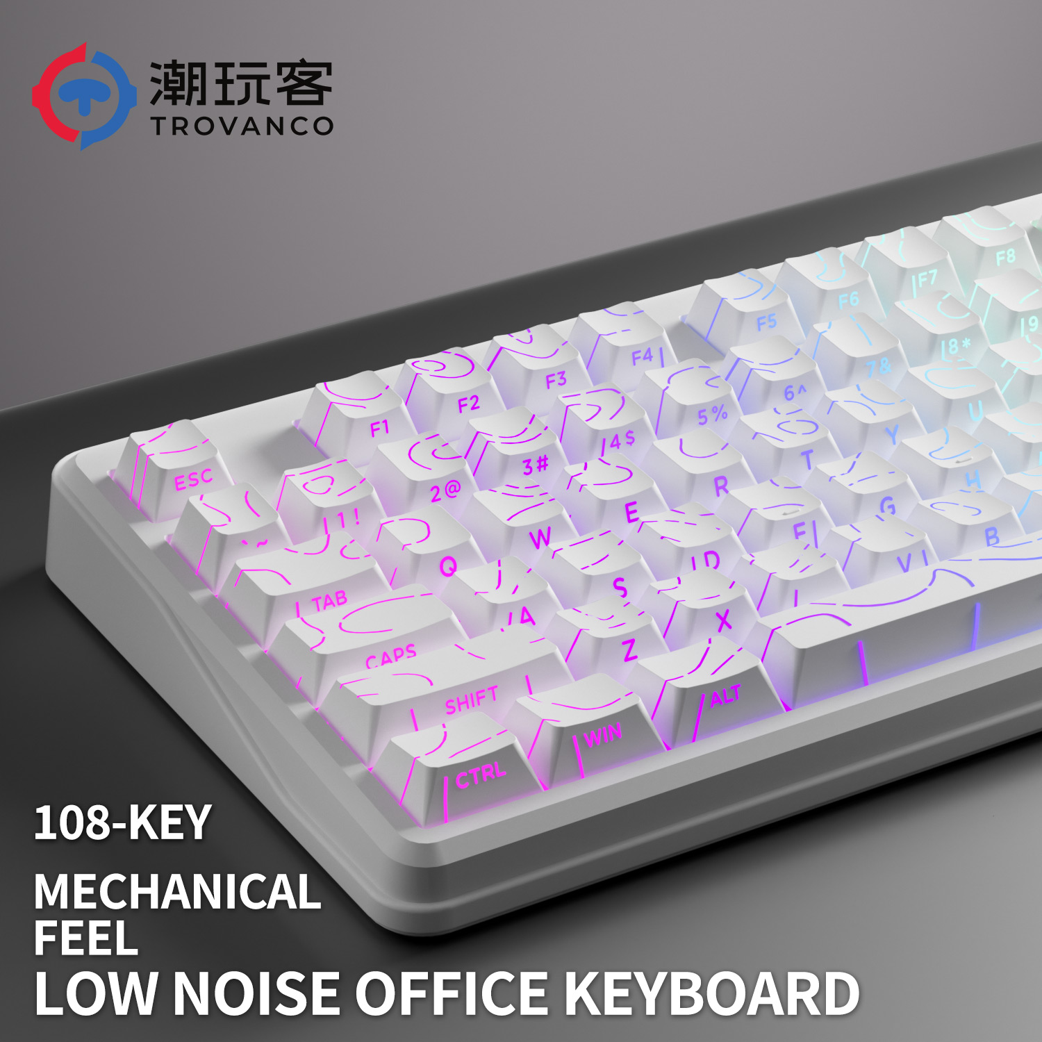 V108 Pro Kabelgebundene und ka – Gaming Keyboard No Noise Bewertung und Preis
